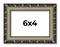 6x4 Solid Wood Antique Picture Frame with UV-Resistant Acrylic & Acid-Free Backing, Available in 4 Finishes: Bronze, Gold, Silver, and Gold with Black